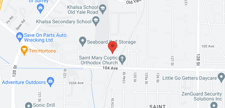 map of 12409 104TH AVENUE